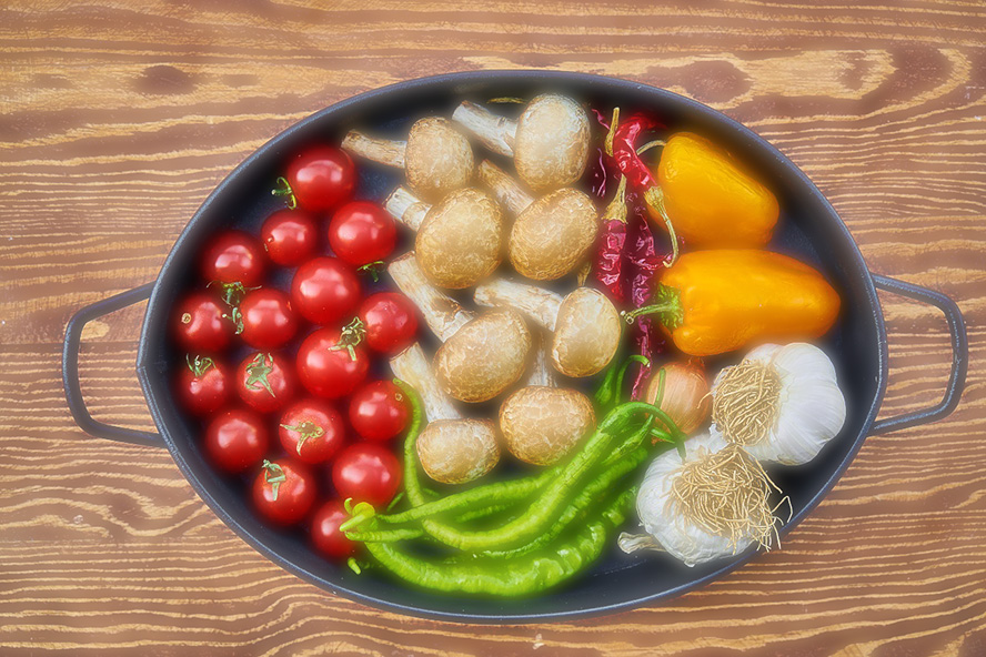 野菜などの食事